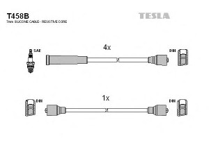 TESLA T458B uždegimo laido komplektas 
 Kibirkšties / kaitinamasis uždegimas -> Uždegimo laidai/jungtys