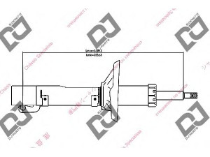 DJ PARTS DS1206GS amortizatorius 
 Pakaba -> Amortizatorius
1J0413031AC, 1J0413031AG, 1J0413031AM