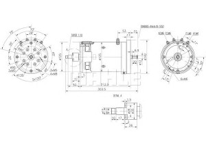 MAHLE ORIGINAL MM 252 elektrovariklis