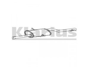 KLARIUS 250636 galinis duslintuvas 
 Išmetimo sistema -> Duslintuvas
1684904221
