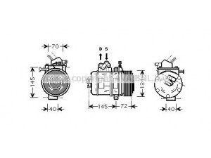 AVA QUALITY COOLING TOK388 kompresorius, oro kondicionierius 
 Oro kondicionavimas -> Kompresorius/dalys
8832050060, 8832050080