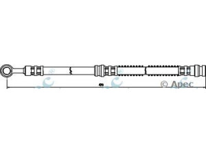 APEC braking HOS3123 stabdžių žarnelė 
 Stabdžių sistema -> Stabdžių žarnelės
M862414, MB950308, 30862414, 30870880