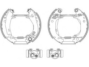 HELLA PAGID 8DB 355 003-921 stabdžių trinkelių komplektas 
 Techninės priežiūros dalys -> Papildomas remontas
424121, 424173, 4241E8, 4241J6