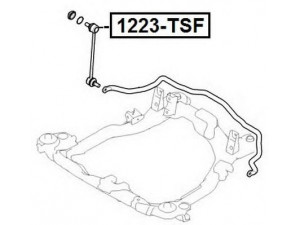 ASVA 1223-TSF šarnyro stabilizatorius 
 Ašies montavimas/vairavimo mechanizmas/ratai -> Stabilizatorius/fiksatoriai -> Savaime išsilyginanti atrama
54830-1F000