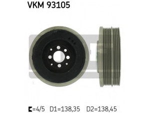 SKF VKM 93105 skriemulys, alkūninis velenas 
 Diržinė pavara -> Dirželio skriemulys
028 105 243 Q, 028 105 243 Q