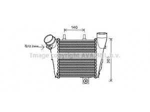 AVA QUALITY COOLING AI4323 tarpinis suslėgto oro aušintuvas, kompresorius 
 Variklis -> Oro tiekimas -> Įkrovos agregatas (turbo/superįkrova) -> Tarpinis suslėgto oro aušintuvas
4H0145805H