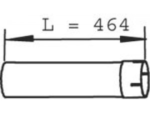 DINEX 22254 išleidimo kolektorius 
 Išmetimo sistema -> Išmetimo vamzdžiai
1655577