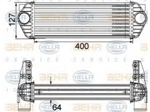 HELLA 8ML 376 746-171 tarpinis suslėgto oro aušintuvas, kompresorius 
 Variklis -> Oro tiekimas -> Įkrovos agregatas (turbo/superįkrova) -> Tarpinis suslėgto oro aušintuvas
1 432 312, 4 999 282, 7T169L440AE