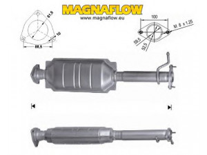 MAGNAFLOW 74302D katalizatoriaus keitiklis 
 Išmetimo sistema -> Katalizatoriaus keitiklis
55183295