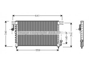 AVA QUALITY COOLING HY5038 kondensatorius, oro kondicionierius
9760624012, 9760624820