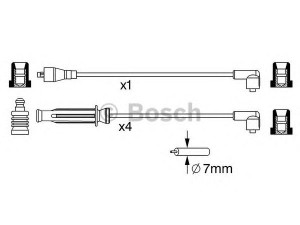 BOSCH 0 986 357 236 uždegimo laido komplektas 
 Kibirkšties / kaitinamasis uždegimas -> Uždegimo laidai/jungtys
22440 1S700, 22440 1S710, 22440 8B000