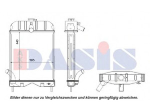AKS DASIS 440536N radiatorius, variklio aušinimas