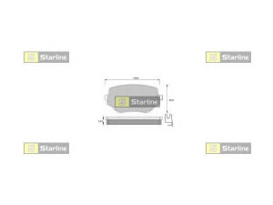 STARLINE BD S397 stabdžių trinkelių rinkinys, diskinis stabdys 
 Techninės priežiūros dalys -> Papildomas remontas
5520065D00, 5520065D10, 5520077