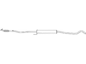 AKS DASIS SG41407 vidurinis duslintuvas