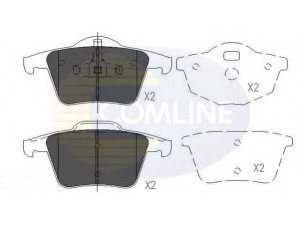 COMLINE CBP06027 stabdžių trinkelių rinkinys, diskinis stabdys 
 Techninės priežiūros dalys -> Papildomas remontas
274330, 274512, 274528, 30793093