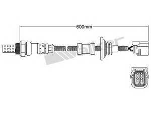 WALKER PRODUCTS 250-24798 lambda jutiklis 
 Variklis -> Variklio elektra
36532 RRA 004