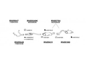 VENEPORTE 550100 išmetimo sistema 
 Išmetimo sistema -> Išmetimo sistema, visa