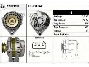 EDR 990190 kintamosios srovės generatorius
A3T01596, A3T01598, A3T01598MA