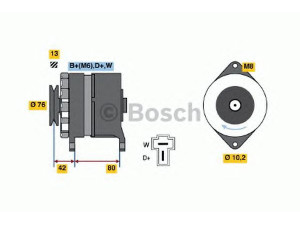 BOSCH 9 120 334 320 kintamosios srovės generatorius
77300088 0