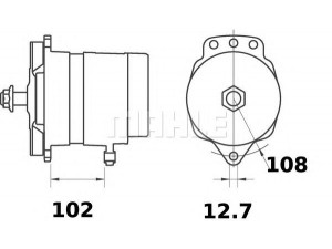 MAHLE ORIGINAL MG 78 kintamosios srovės generatorius
2147483647, 02557832-9, 2557832