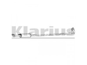 KLARIUS 270334 vidurinis duslintuvas 
 Išmetimo sistema -> Duslintuvas
1742074610