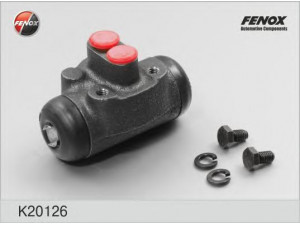 FENOX K20126 rato stabdžių cilindras 
 Stabdžių sistema -> Ratų cilindrai
GA0226710, GA0226710A