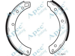 APEC braking SHU208 stabdžių trinkelė 
 Stabdžių sistema -> Būgninis stabdys -> Stabdžių įdėklas/ trinkelė
