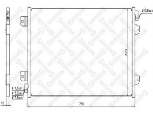 STELLOX 10-45149-SX kondensatorius, oro kondicionierius 
 Oro kondicionavimas -> Kondensatorius
7701057122, 4401424, 4415071, 7701052120