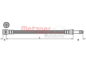 METZGER 4110449 stabdžių žarnelė 
 Stabdžių sistema -> Stabdžių žarnelės
1328519, 1361292, 1405497