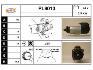 SNRA PL9013 starteris