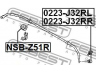 FEBEST NSB-Z51R skersinio stabilizatoriaus įvorių komplektas 
 Ašies montavimas/vairavimo mechanizmas/ratai -> Stabilizatorius/fiksatoriai -> Sklendės
56243-1AA0A