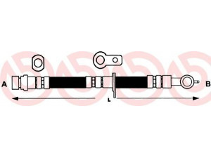 BREMBO T 83 071 stabdžių žarnelė 
 Stabdžių sistema -> Stabdžių žarnelės
9094702645, 9094702814, PHD203