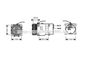 PRASCO RTK402 kompresorius, oro kondicionierius 
 Oro kondicionavimas -> Kompresorius/dalys
2763000Q0K, 2763000QAN, 4415566