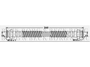 BORG & BECK BBH6644 stabdžių žarnelė 
 Stabdžių sistema -> Stabdžių žarnelės
168085, 480664, 480664, 4806.64