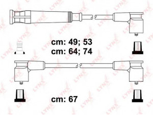 LYNXauto SPC1407 uždegimo laido komplektas 
 Kibirkšties / kaitinamasis uždegimas -> Uždegimo laidai/jungtys
12121717646, 12121727686, 12121727855