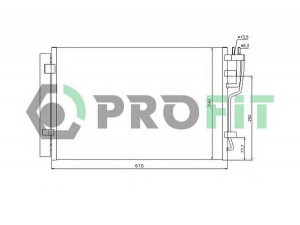 PROFIT PR 1308C1 kondensatorius, oro kondicionierius 
 Oro kondicionavimas -> Kondensatorius
976062H000, 976062H010
