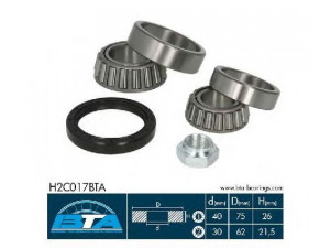 BTA H2C017BTA rato guolio komplektas 
 Ašies montavimas/vairavimo mechanizmas/ratai -> Rato stebulė/montavimas -> Rato guolis
3350.26, 95669382, 71714452, 3350.26
