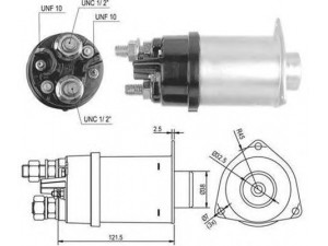 MAGNETI MARELLI 940113050517 solenoidinis jungiklis, starteris