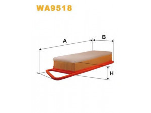 WIX FILTERS WA9518 oro filtras 
 Filtrai -> Oro filtras