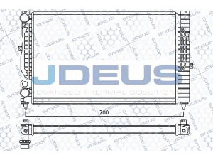 JDEUS 001M20 radiatorius, variklio aušinimas 
 Aušinimo sistema -> Radiatorius/alyvos aušintuvas -> Radiatorius/dalys
4B0121251G, 8D0121251AJ, 8D0121251AT