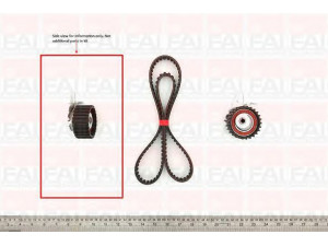 FAI AutoParts TBK75 paskirstymo diržo komplektas 
 Techninės priežiūros dalys -> Papildomas remontas
71754851