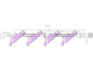 Brovex-Nelson H4634 stabdžių žarnelė 
 Stabdžių sistema -> Stabdžių žarnelės
9094702609, 9094702692, 9094702791
