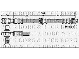 BORG & BECK BBH7389 stabdžių žarnelė 
 Stabdžių sistema -> Stabdžių žarnelės
3AA611701A, 3C0611701B, 3C0611701H