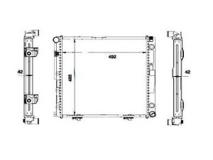 ORDONEZ 2060228 radiatorius, variklio aušinimas
1245000103, 1245000203, 1245008603