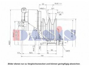 AKS DASIS 851169N magnetinė sankaba, oro kondicionieriaus kompresorius