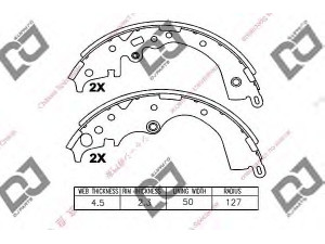 DJ PARTS BS1059 stabdžių trinkelių komplektas 
 Techninės priežiūros dalys -> Papildomas remontas
04495-26240, 0449504010, 0449526240