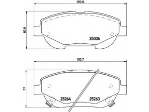 HELLA 8DB 355 015-691 stabdžių trinkelių rinkinys, diskinis stabdys 
 Techninės priežiūros dalys -> Papildomas remontas
0446505300, 04465YZZED