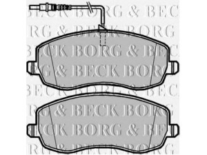 BORG & BECK BBP2105 stabdžių trinkelių rinkinys, diskinis stabdys 
 Techninės priežiūros dalys -> Papildomas remontas
425394, 425395, 4254.95, 425495
