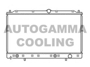 AUTOGAMMA 104291 radiatorius, variklio aušinimas
MB924242, MB924243