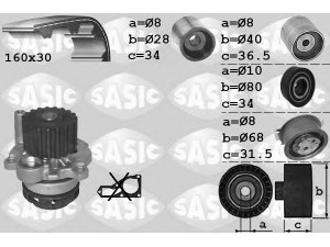 SASIC 3906082 vandens siurblio ir paskirstymo diržo komplektas 
 Aušinimo sistema -> Vandens siurblys/tarpiklis -> Vandens siurblys
03L121011BX+03L198119, 03L121011BX+03L198119